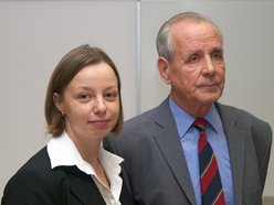 Thekla Thiel und Gerd Brandt bei Amtsübergabe