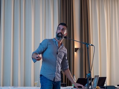 Rodrigo Herrera-Molina beim LIN-Retreat in Luisenthal/Thüringen  (3.-5. 6. 2019)