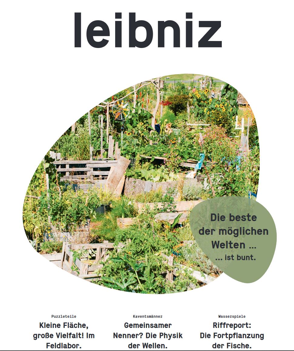 Cover Leibniz-Magazin