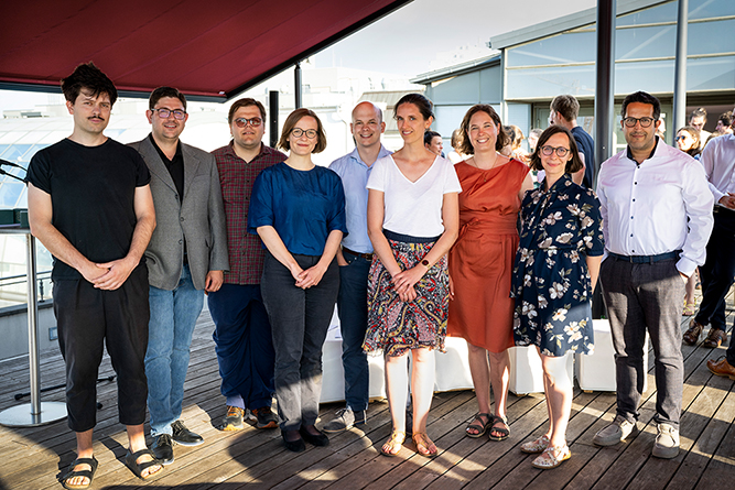 Gruppenfoto der neuen Mitglieder der Jungen Akademie