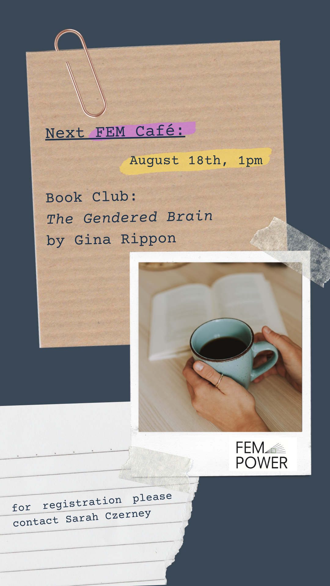 Poster für Buchclub am 19. August 2021